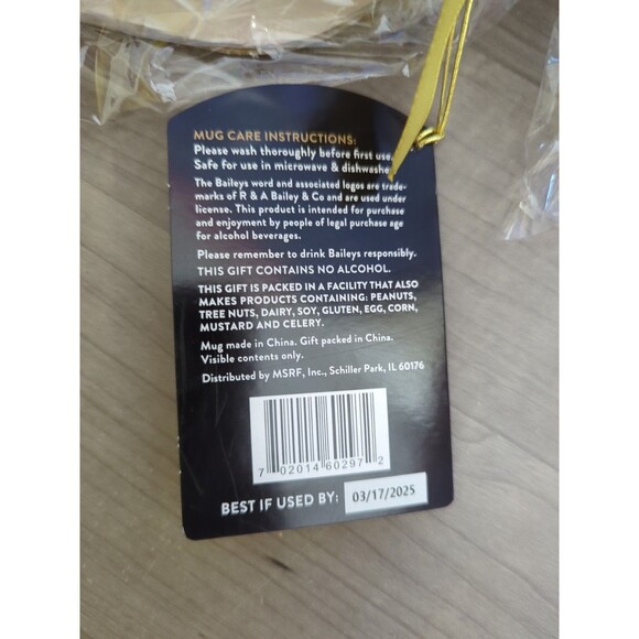 BAILEYS Irish Cream Turin Chocolate Truffles Coffee Bag & Mug Gift Set Holiday - Picture 8 of 8